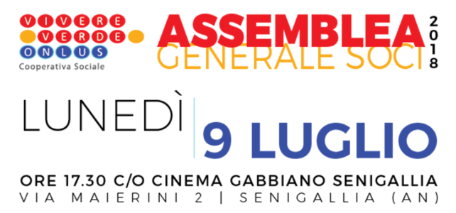 Assemblea Generale dei Soci 2018 Assemblea Generale dei Soci 2018