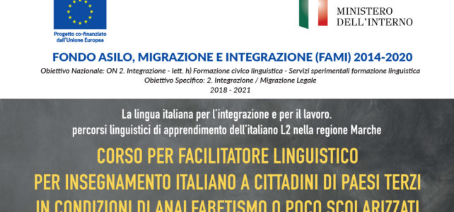 BANDO – Corso docenti per l’insegnamento della lingua italiana a stranieri